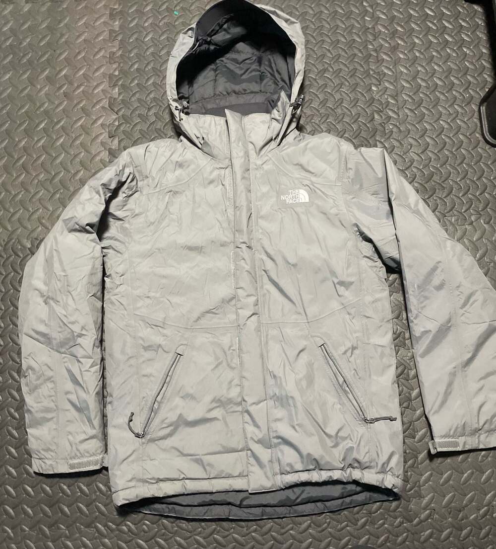 The North Face Men's Quest Insulated Jacket Monument Grey Black Heather Large